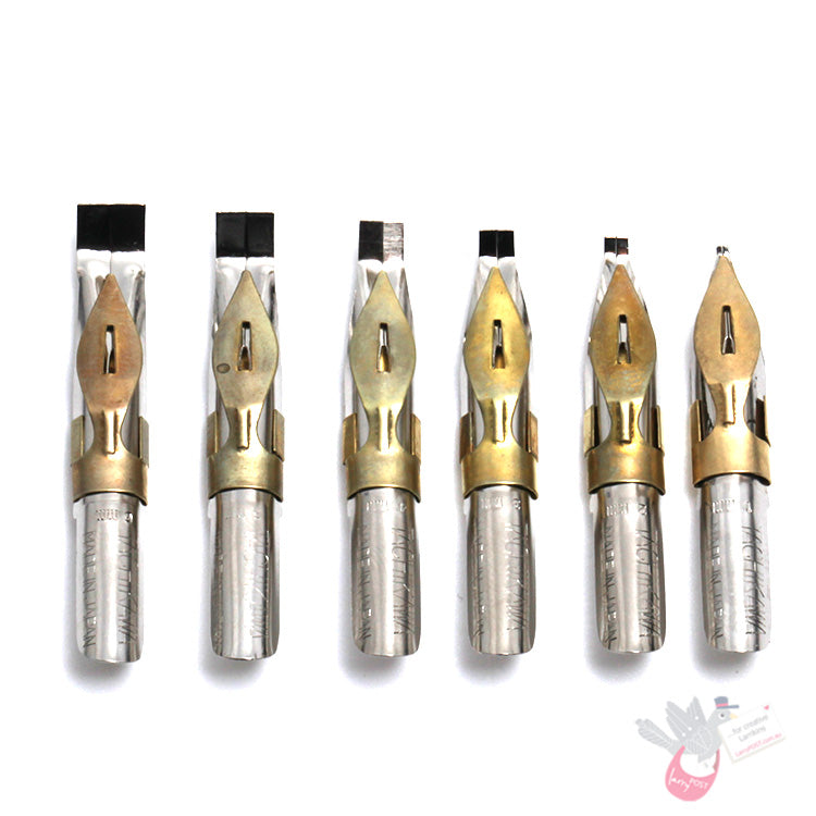 TACHIKAWA Calligraphy Nib - Type A (Flat) - 1mm - Pack of 2