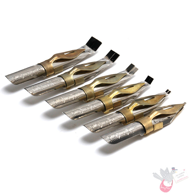 TACHIKAWA Calligraphy Nib - Type A (Flat) - 4mm - Pack of 2