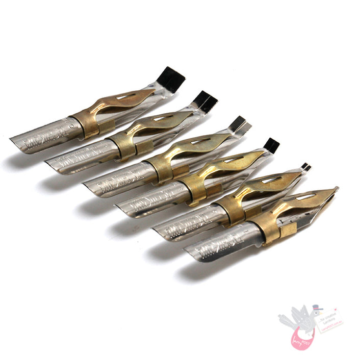 TACHIKAWA Calligraphy Nib - Type A (Flat) - 0.5mm - Pack of 2