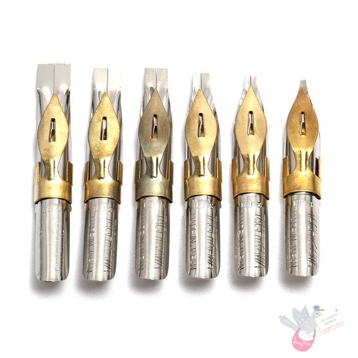 TACHIKAWA Calligraphy Nib - Type C (Sharp) - 0.5mm - Pack of 2