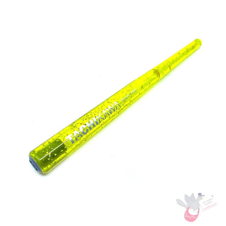 TACHIKAWA Resin Nib Holder - Model T25 (12.5cm length) - Clear Yellow