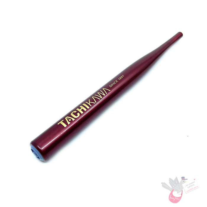 TACHIKAWA Resin Nib Holder - Model T25 (12.5cm length) - Metallic Red
