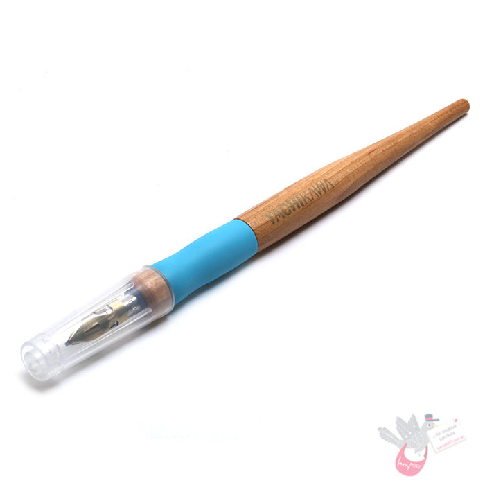 TACHIKAWA Nib Holder - Model T40 (14.8cm length) & Cap - Blue