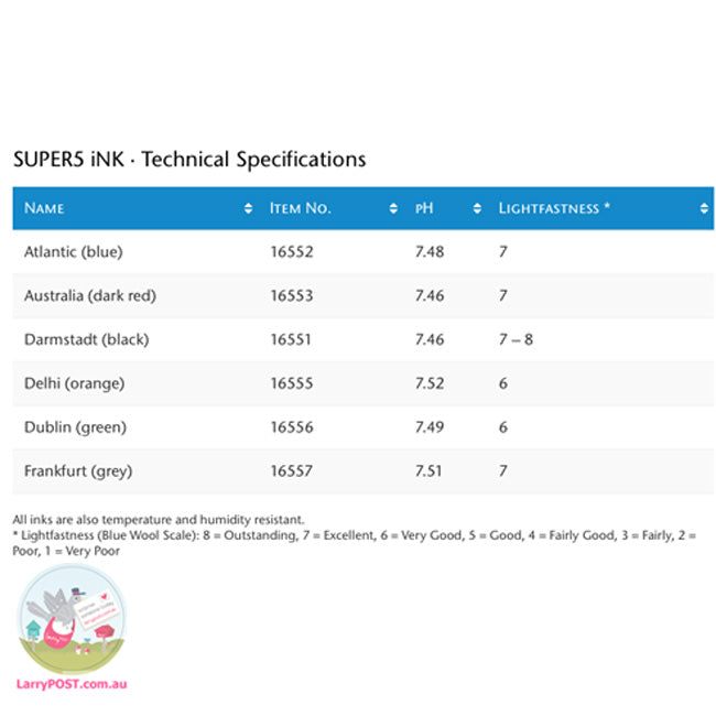 SUPER5 Waterproof Ink - 50mL - Delhi (Orange)