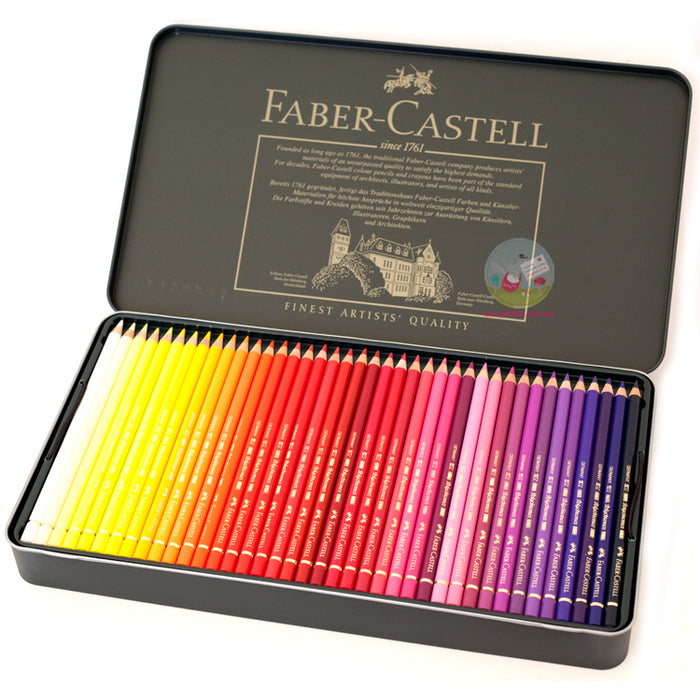 FABER-CASTELL Polychromos Coloured Pencils - 3 Layer Tin of 120