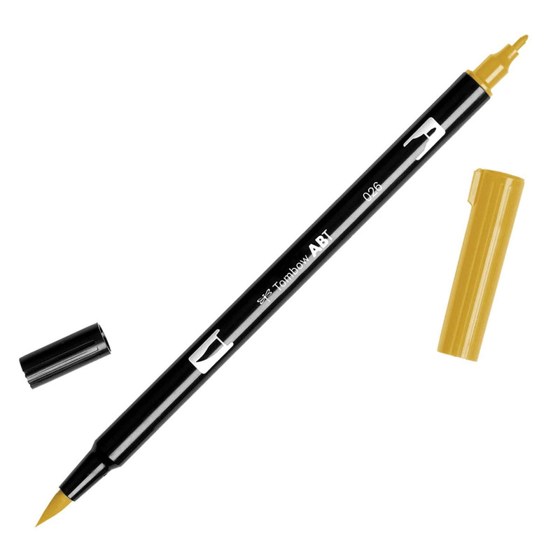 TOMBOW ABT Brush Pen - 026 - Yellow Gold