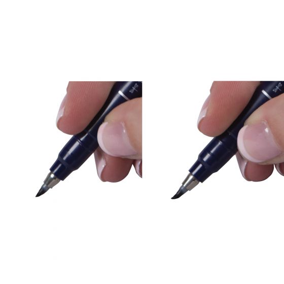 TOMBOW Fudenosuke Brush Pen Set 2 - Soft & Hard