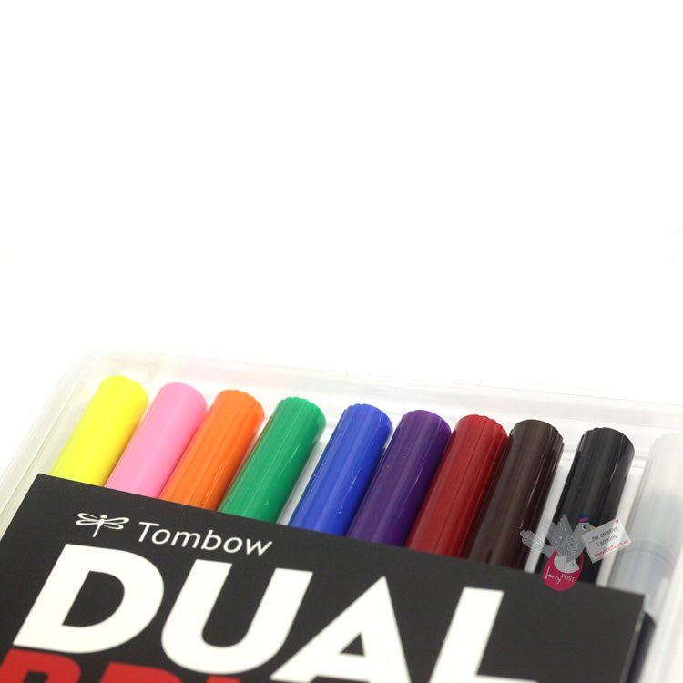 TOMBOW ABT Brush Pen - Primary Palette - Pack 10