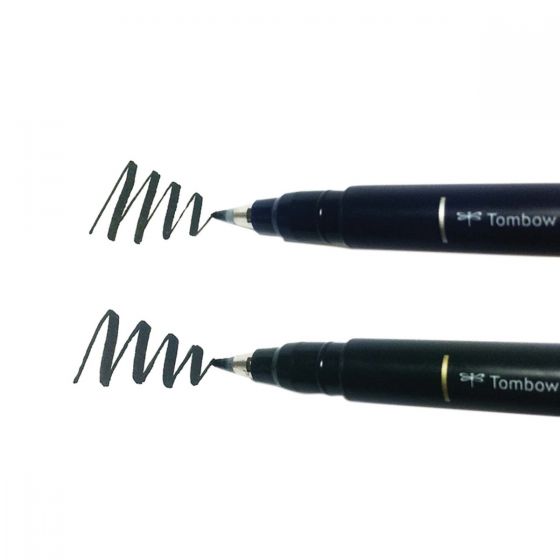 TOMBOW Fudenosuke Brush Pen Set 2 - Soft & Hard