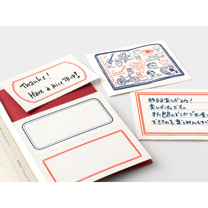 Traveler's Company - Inserts - Passport Size - Love and Trip (Limited Edition) - Blank
