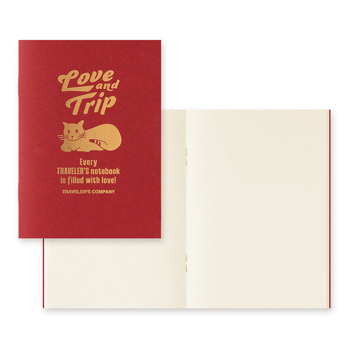 Traveler's Company - Inserts - Passport Size - Love and Trip (Limited Edition) - Blank