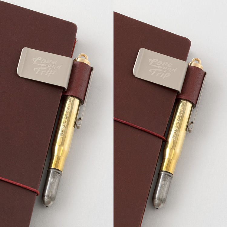 Traveler's Company Pen Holder - 016 - Love and Trip (Limited Edition) - Red