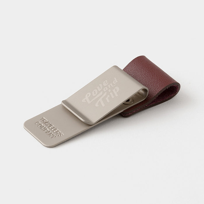 Traveler's Company Pen Holder - 016 - Love and Trip (Limited Edition) - Red