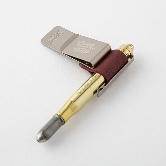 Traveler's Company Pen Holder - 016 - Love and Trip (Limited Edition) - Red