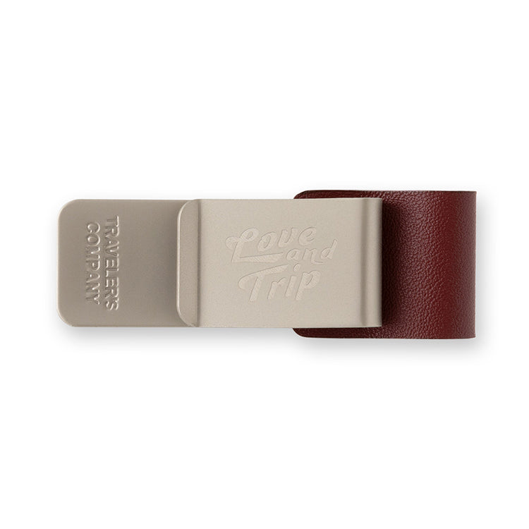 Traveler's Company Pen Holder - 016 - Love and Trip (Limited Edition) - Red
