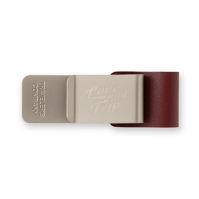 Traveler's Company Pen Holder - 016 - Love and Trip (Limited Edition) - Red