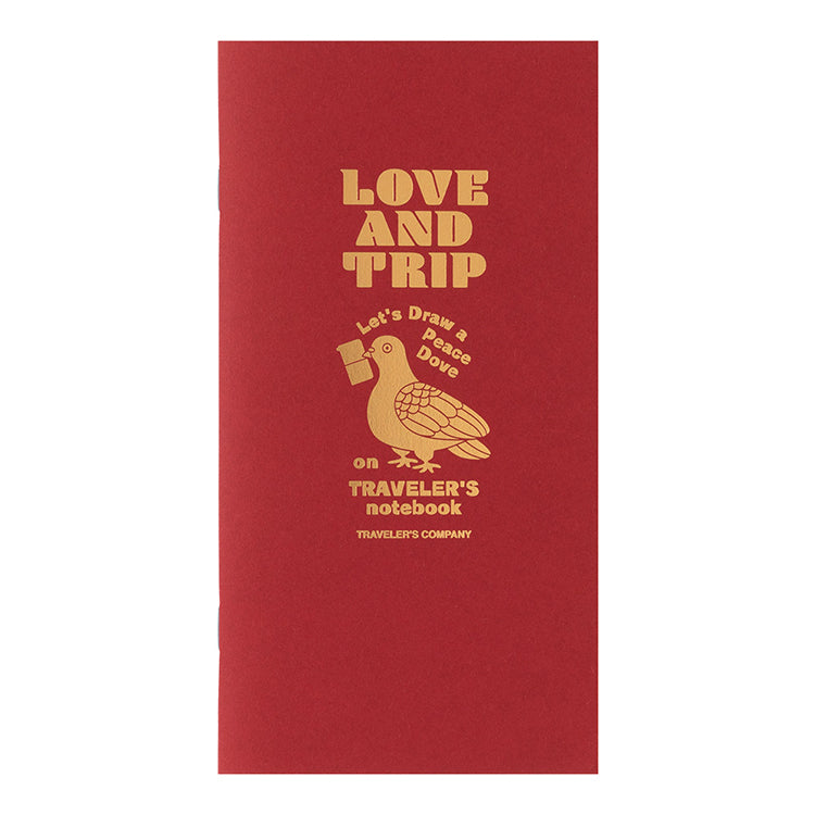 Traveler's Company - Inserts - Regular Size - Love and Trip (Limited Edition) - Blank