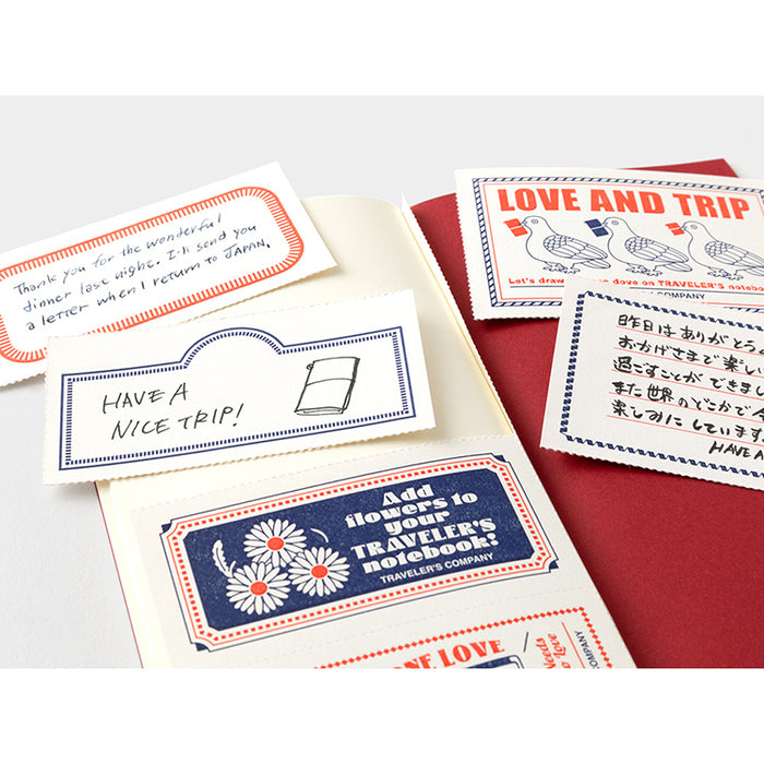 Traveler's Company - Inserts - Regular Size - Love and Trip (Limited Edition) - Blank