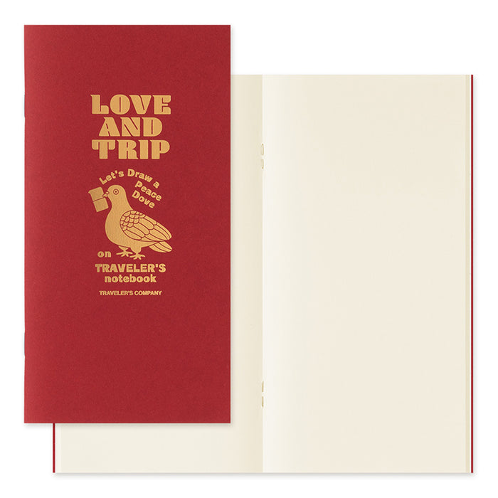Traveler's Company - Inserts - Regular Size - Love and Trip (Limited Edition) - Blank