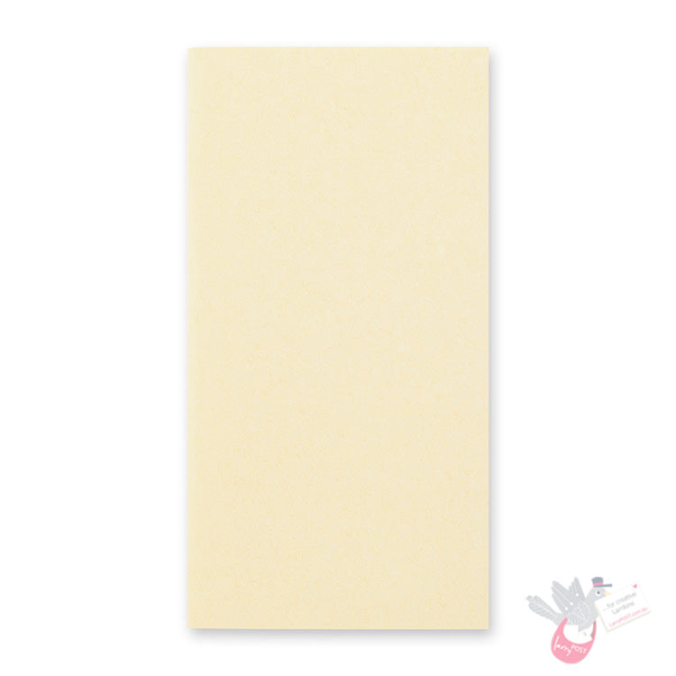 Traveler's Company - Inserts - Regular Size - 025 - Blank Cream Paper