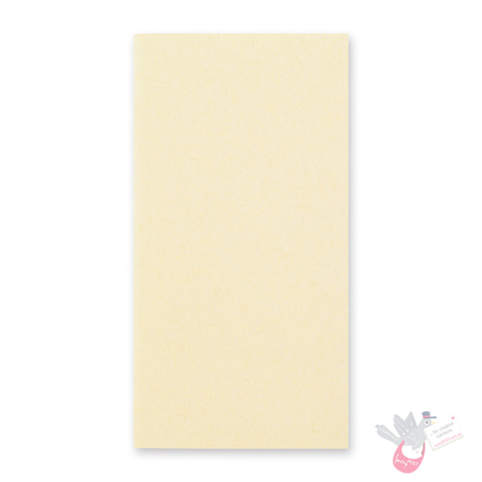 Traveler's Company - Inserts - Regular Size - 025 - Blank Cream Paper