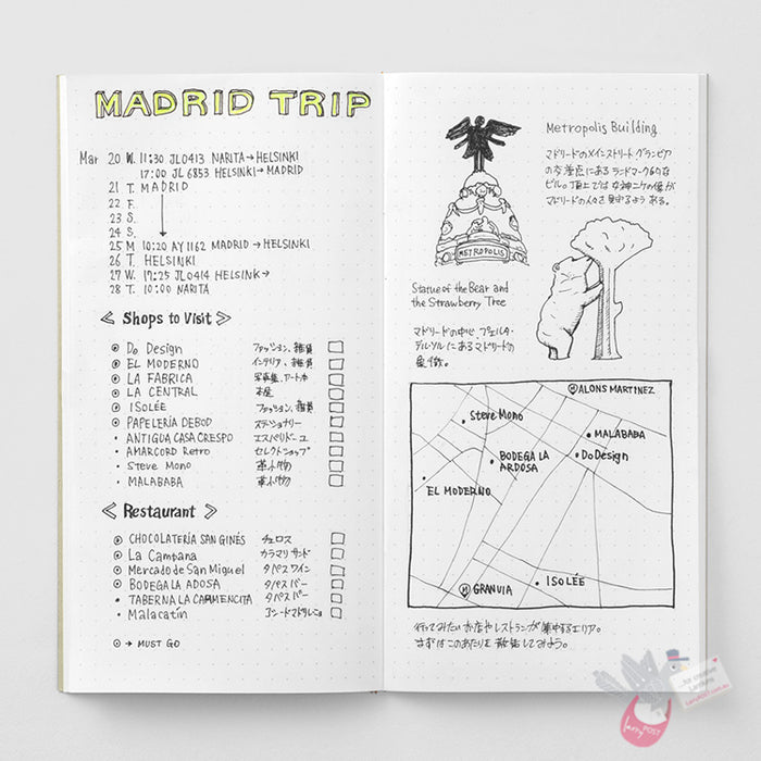 Traveler's Company - Inserts - Regular Size - 026 - Dot Grid