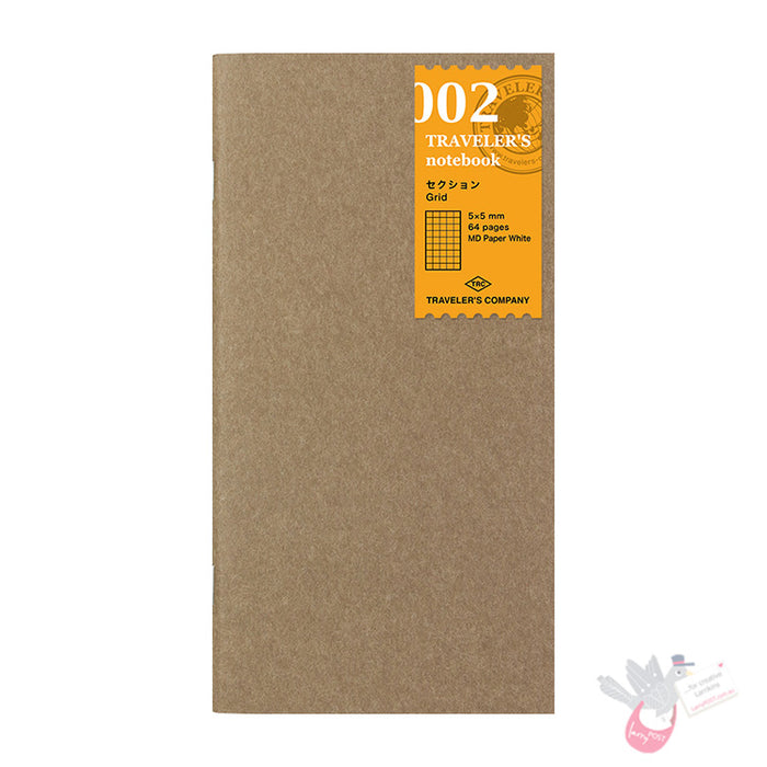 Traveler's Company - Inserts - Regular Size - 002 - Grid
