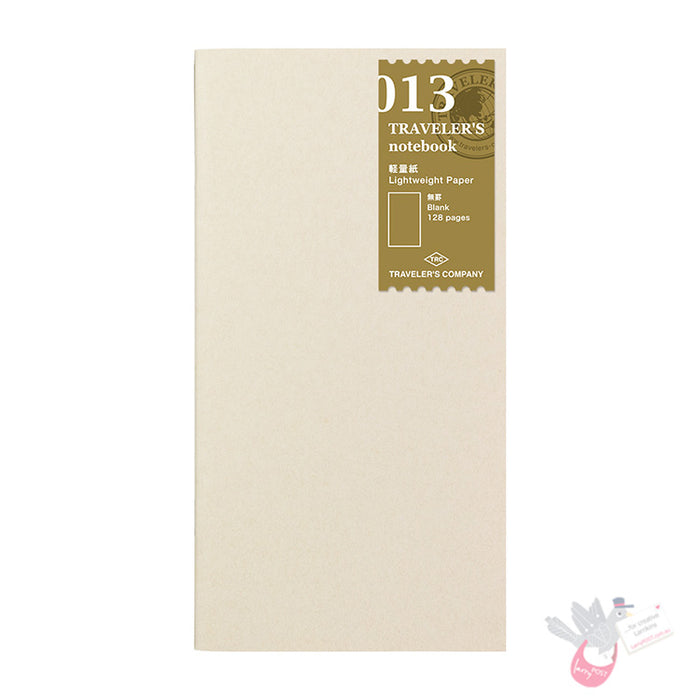 Traveler's Company - Inserts - Regular Size - 013 - Lightweight Paper