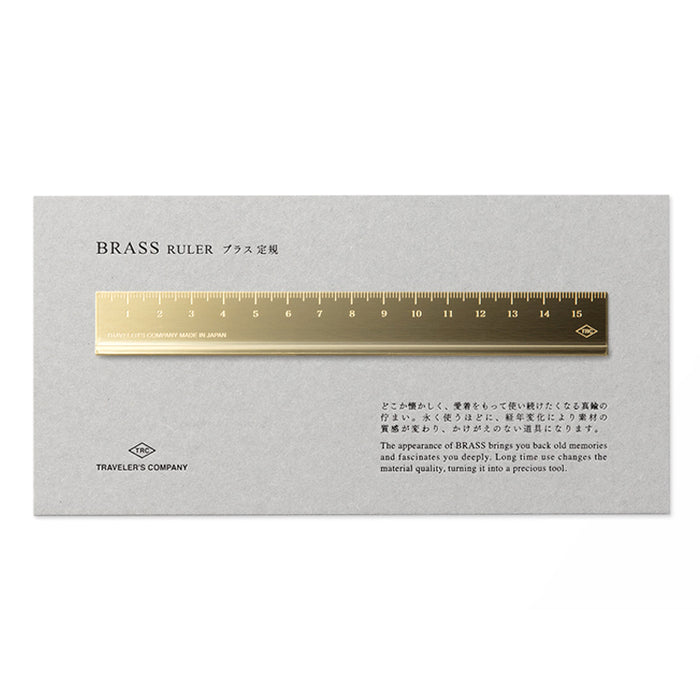 Traveler's Company - Brass Ruler