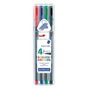 STAEDTLER Triplus Fineliner - Brilliant Colours - 4 Pack