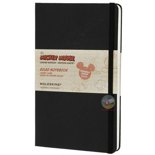 MOLESKINE’ÇÎå Mickey Mouse Classic Hard Cover Notebook Ruled (A5) - Black 