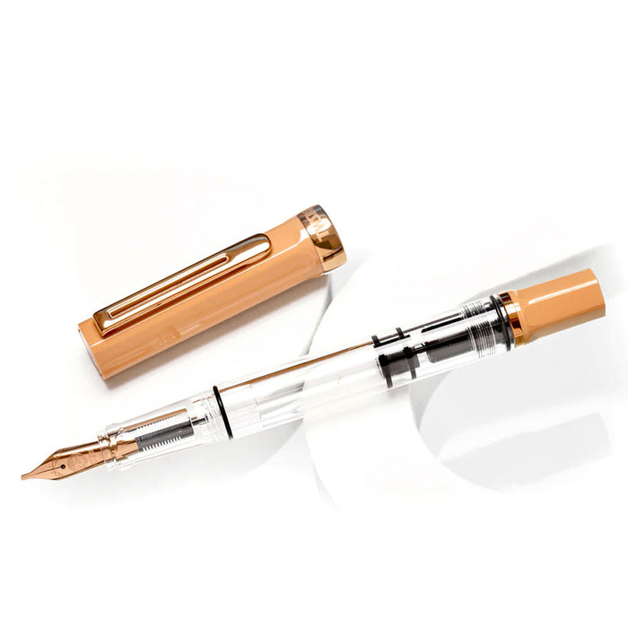 TWSBI Eco Fountain Pen - Caffe with Bronze - 1.1mm Italic (stub) Nib