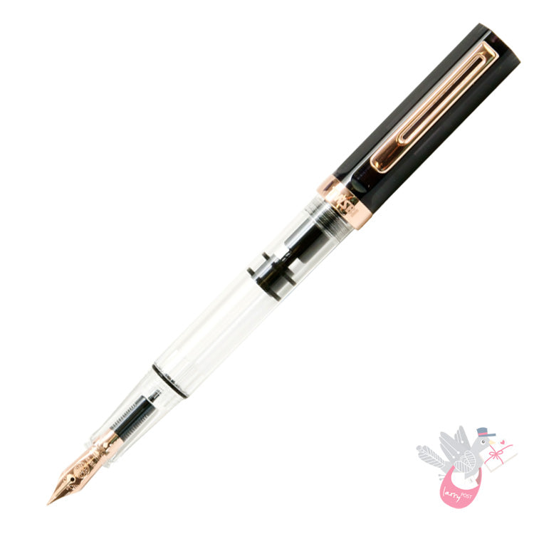 TWSBI Eco Fountain Pen - Smoke with Rose Gold - Extra Fine Nib