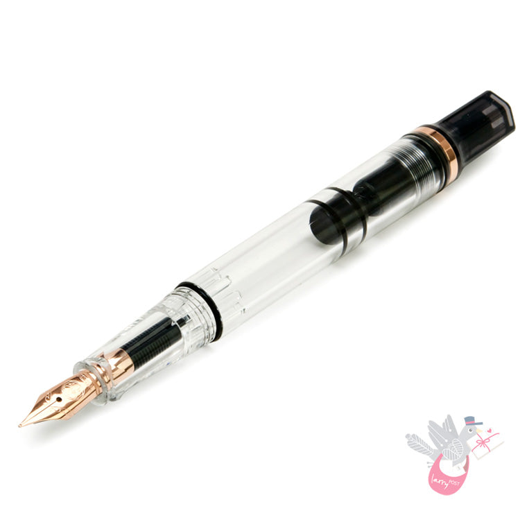TWSBI Eco Fountain Pen - Smoke with Rose Gold - Extra Fine Nib
