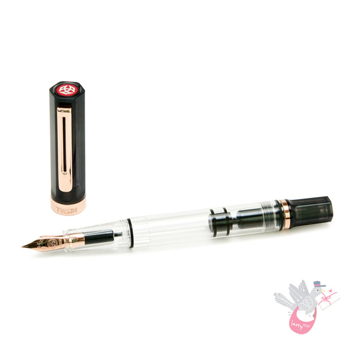 TWSBI Eco Fountain Pen - Smoke with Rose Gold - Fine Nib