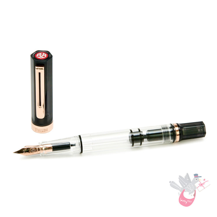 TWSBI Eco Fountain Pen - Smoke with Rose Gold - Extra Fine Nib