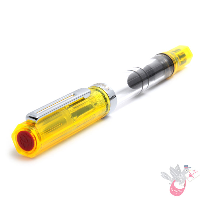 TWSBI Eco Fountain Pen - Clear / Transparent Yellow - Broad Nib