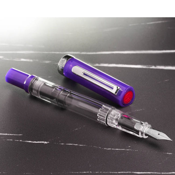 TWSBI Eco-T Fountain Pen - Eggplant -  Broad Nib