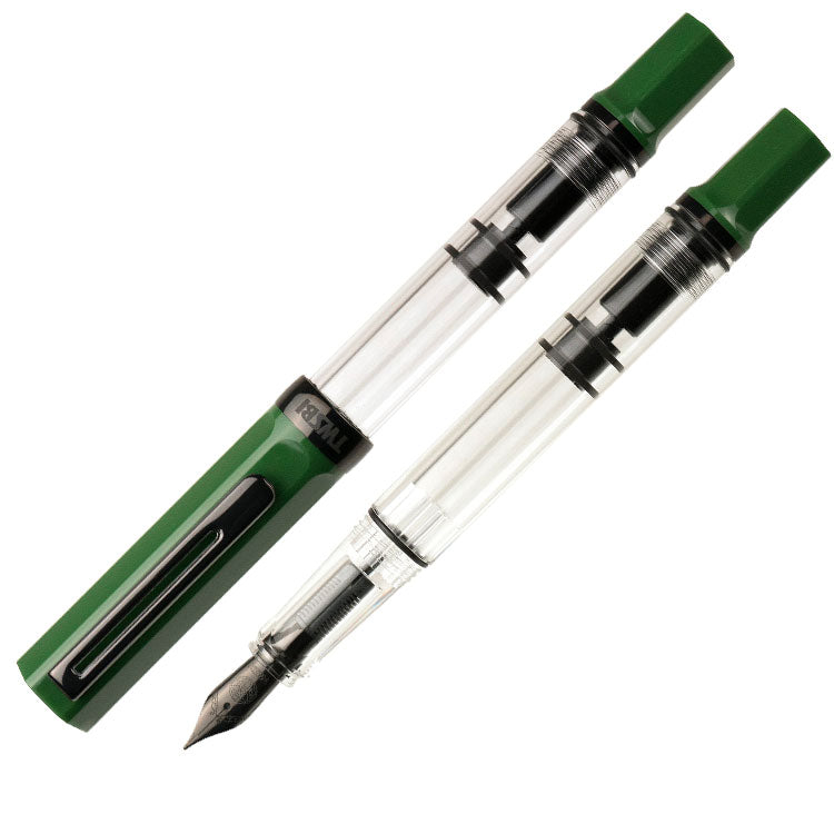TWSBI Eco Fountain Pen - Irish Green with Onyx - Medium Nib