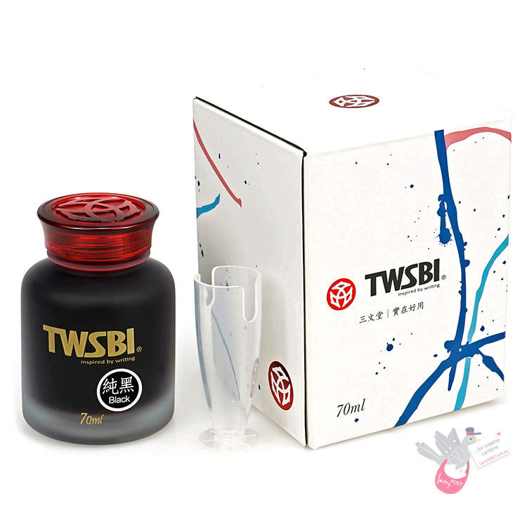 TWSBI Fountain Pen Ink - Black - 70mL