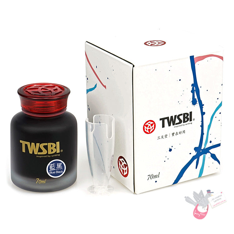 TWSBI Fountain Pen Ink - Blue Black (Iron Gall) - 70mL