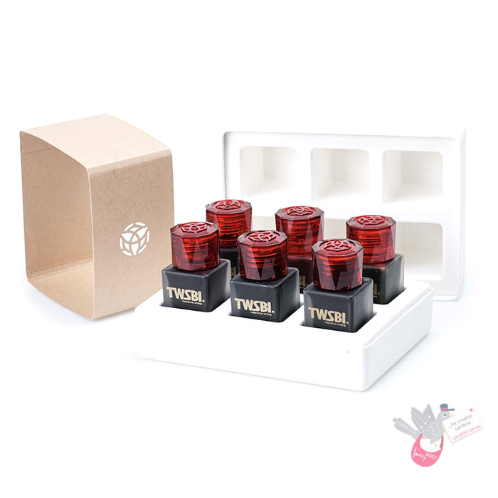 TWSBI 1791 Fountain Pen Ink - Combo Colour Set 6 x  18mL