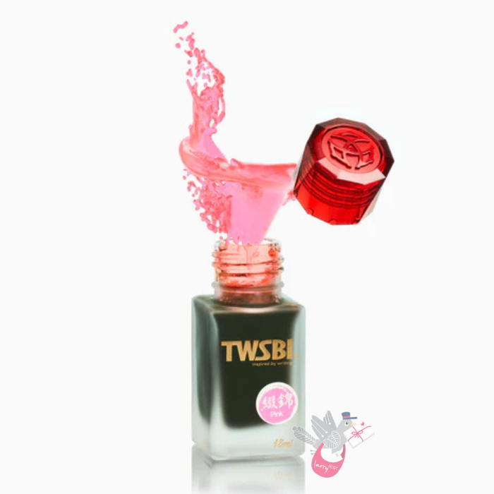 TWSBI 1791 Fountain Pen Ink - Pink - 18mL