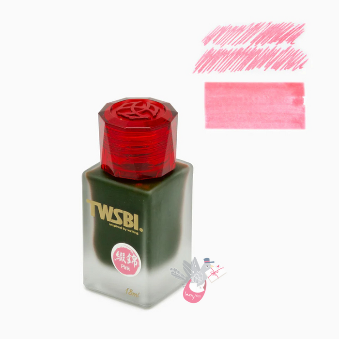 TWSBI 1791 Fountain Pen Ink - Pink - 18mL