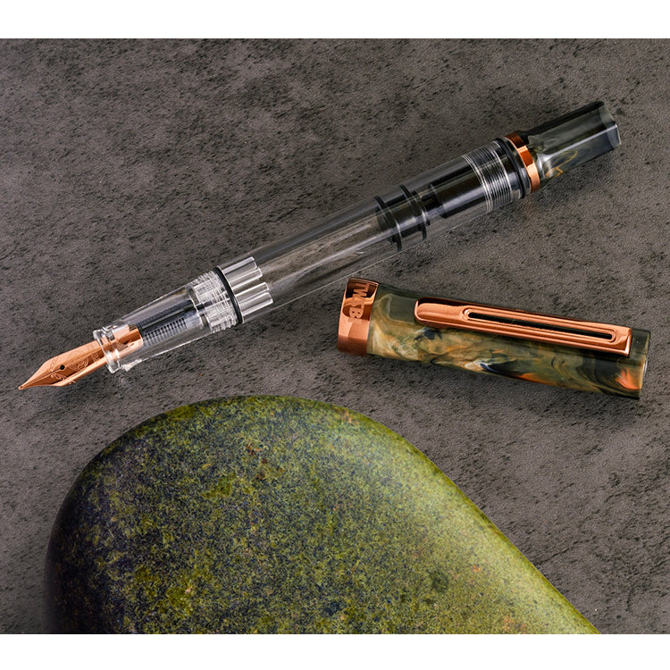 TWSBI Eco Fountain Pen - Serpentine with Bronze Trim and Nib
