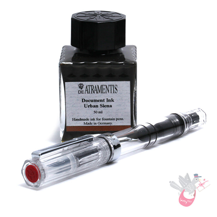 TWSBI Eco Clear / Clear - Fine & DE ATRAMENTIS Document Urban Sienna 45mL