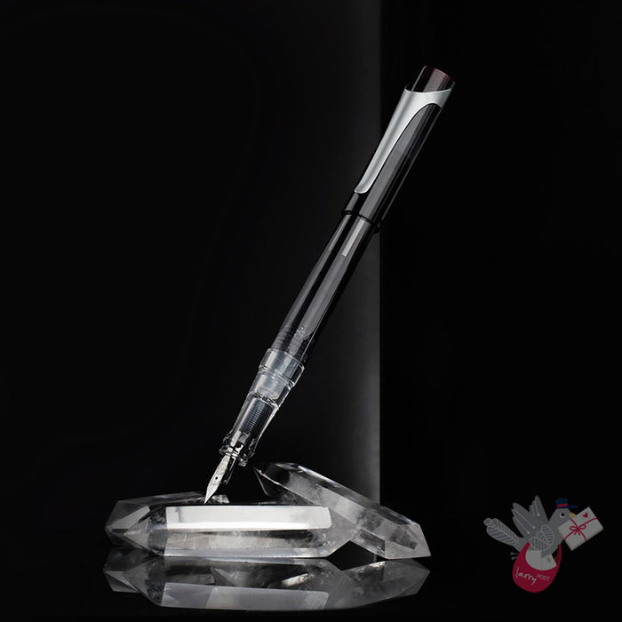 TWSBI Swipe Fountain Pen - Spring Loaded Converter - Smoke Colour - Broad Nib