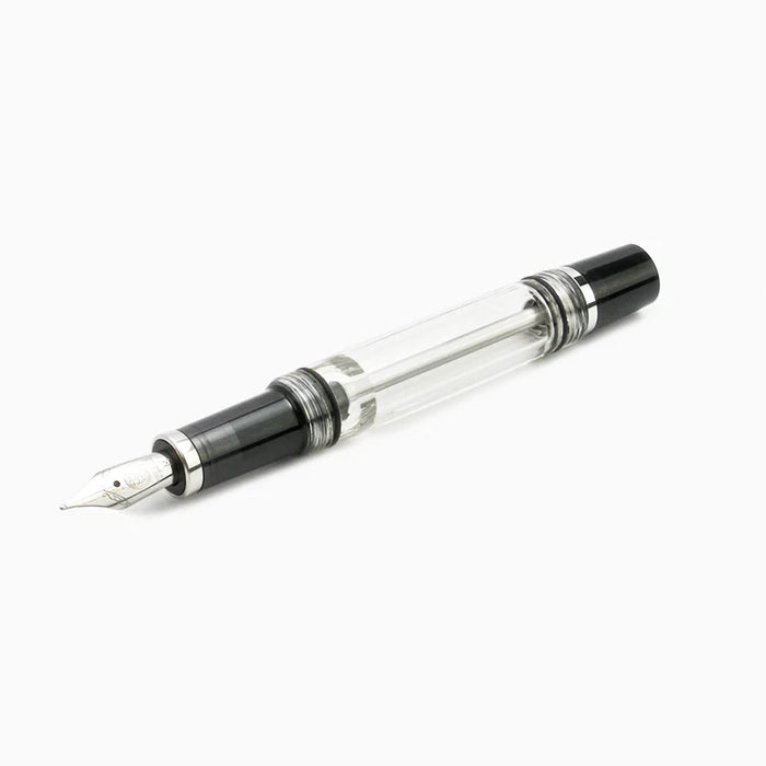 TWSBI Vac Mini Fountain Pen - Smoke/Clear - Broad Nib