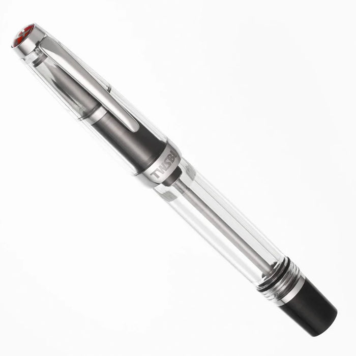 TWSBI Vac Mini Fountain Pen - Smoke/Clear - Broad Nib