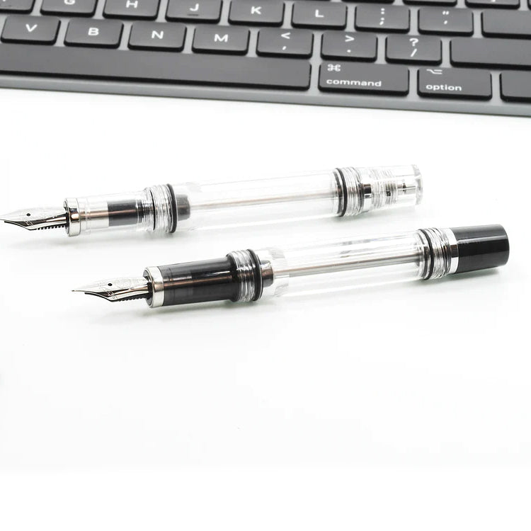 TWSBI Vac Mini Fountain Pen - Smoke/Clear - Fine Nib